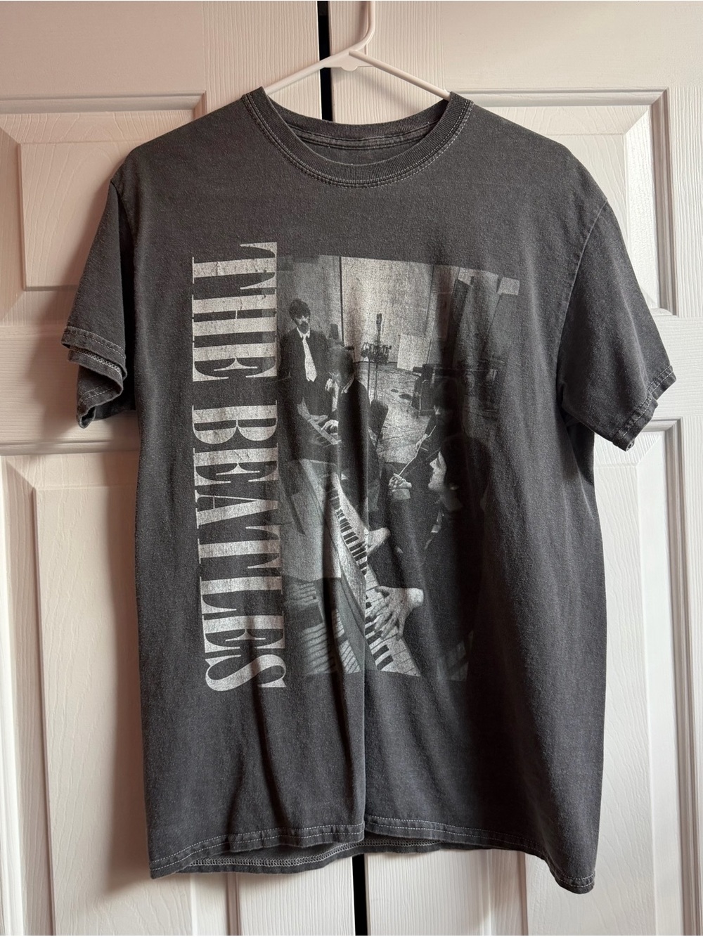The Beatles Grey Graphic Tee - Vintage Style Unisex Shirt